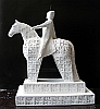 Jezdecka socha Jota na Moravskm nmsti v Brn 2009